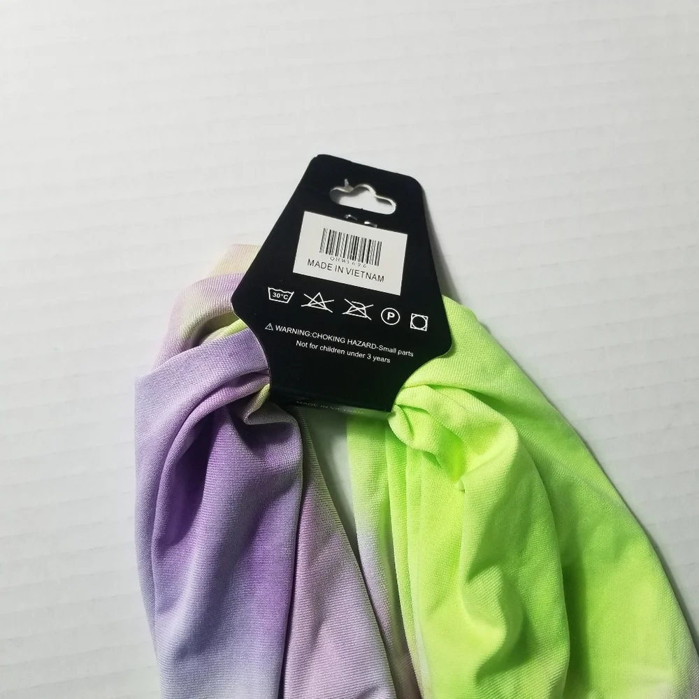 NWT QUEEN BEE TIE DYE MULTI USE SEALED BANDANA
